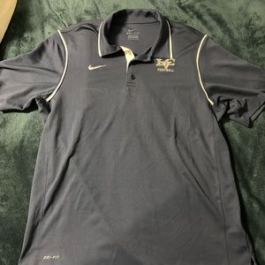Nike LVC Football short sleeve golf shirt. Large.